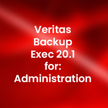 Veritas Backup Exec 20.1 for: Administration - ERT