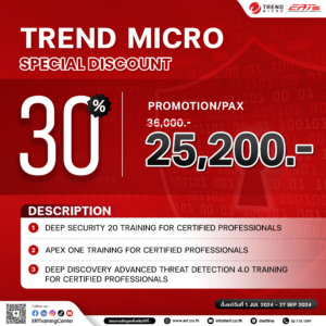 Promotion Trend Micro – Discount 30% for End-user
